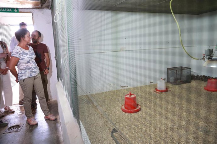 Visita de Catalina García a la Estación de Referencia de la Perdiz Roja en Andújar