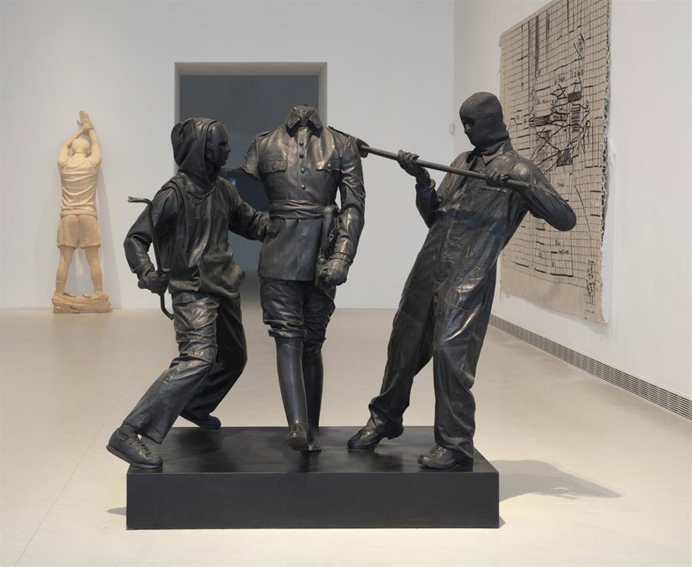 Vista de sala de la exposición Fernando Sánchez Castillo.