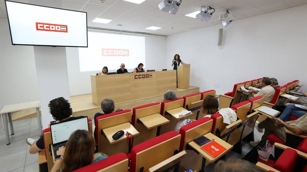 La secretaria general de CCOO-A, Nuria López.