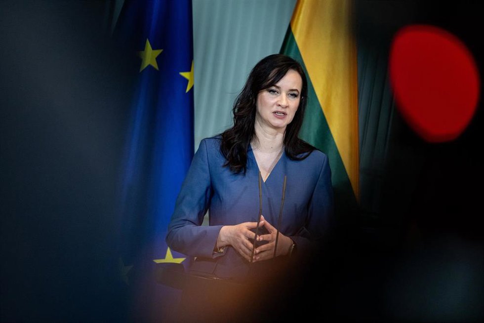 Archivo - La primera ministra de Lituania, Inga Ruginiene.