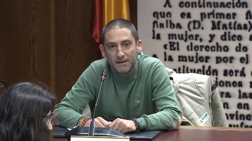 Archivo - El empresario Cristian Corvillo, durante la comisión de investigación del 'caso Koldo', en el Senado.