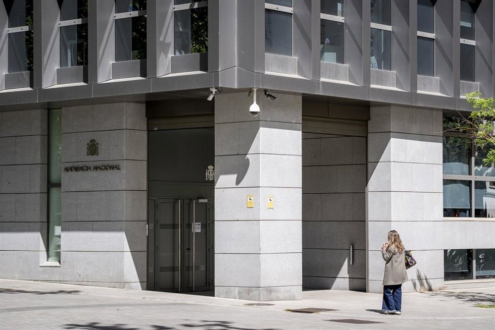 Archivo - Fachada de la Audiencia Nacional, a 13 de abril de 2026, en Madrid. 