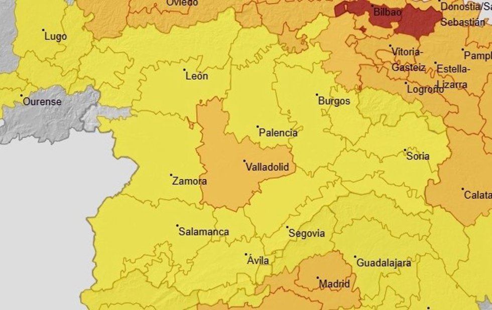 Casi toda España estará mañana en aviso por calor, con la gran mayoría de CCAA en nivel naranja y País Vasco, rojo
