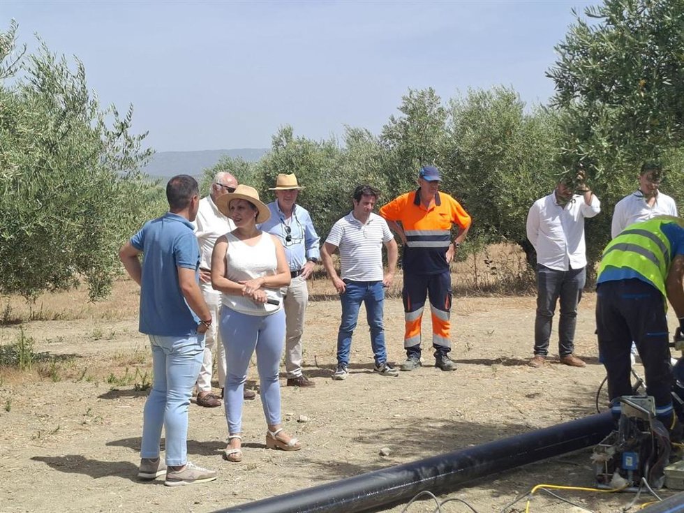 Visita a la Comunidad de Regantes Nuestra Señora de los Dolores, de Arjona