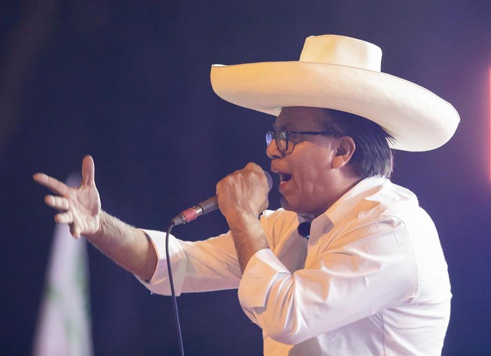 Roberto Sánchez, candidato a la Presidencia de Perú.