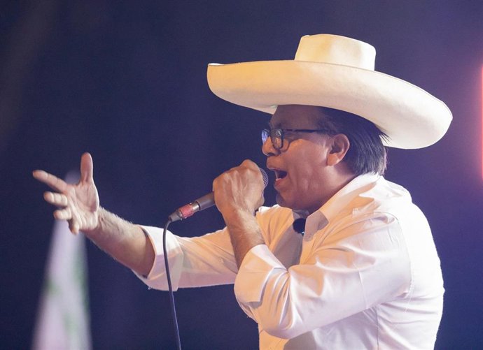 Roberto Sánchez, candidato a la Presidencia de Perú.