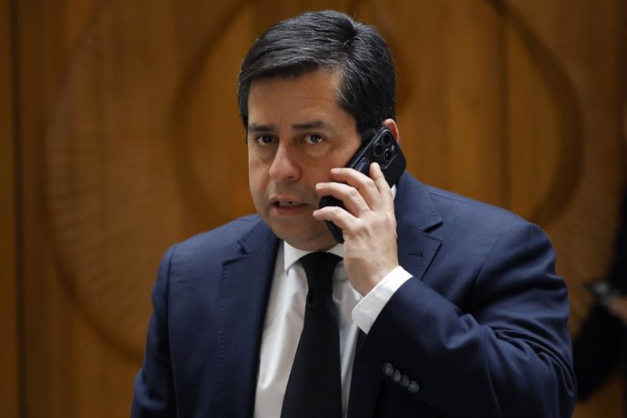 Valparaiso, 25 de noviembre 2025 Pedro Araya durante la sesión del Senado Sebastian Cisternas/Aton Chile