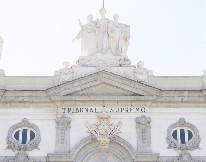 Archivo - Arquivo - Fachada da sede do Supremo Tribunal, em 26 de setembro de 2025, em Madri (Espanha).