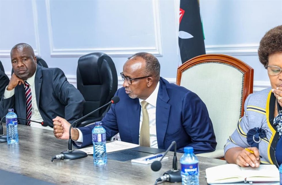 El ministro de Sanidad de Kenia, Aden Duale