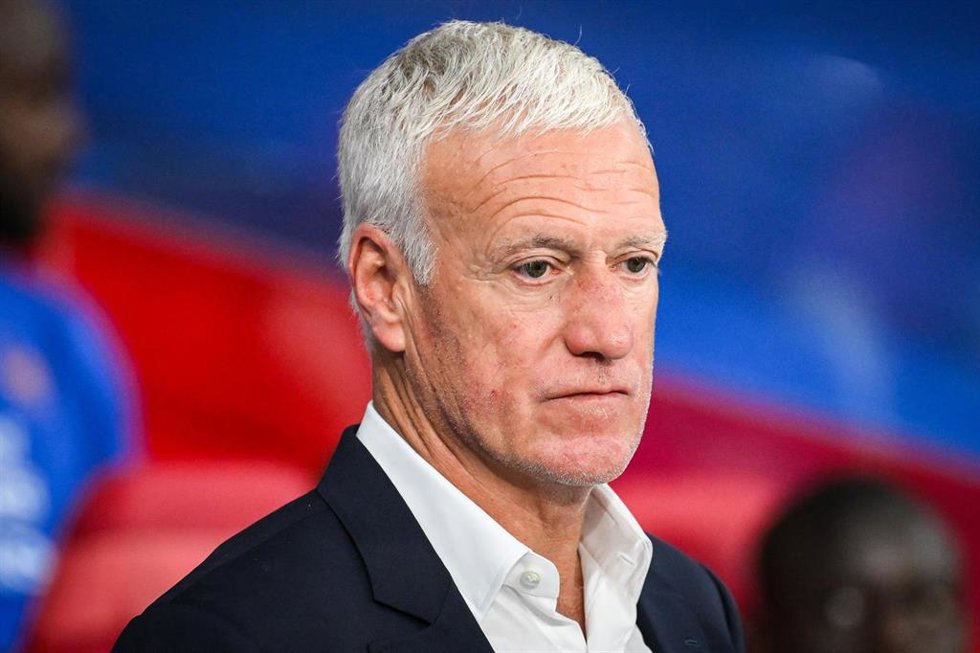 Didier Deschamps, durante un partido.