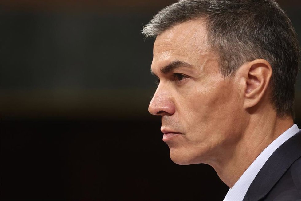El presidente del Gobierno, Pedro Sánchez, interviene durante una sesión plenaria en el Congreso de los Diputados, a 24 de junio de 2026, en Madrid (España). 