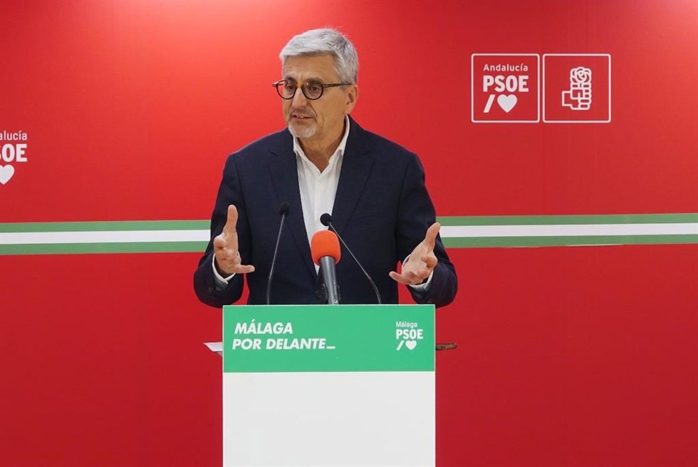 El secretario general del PSOE de Málaga, Josele Aguilar, en una imagen de archivo.
