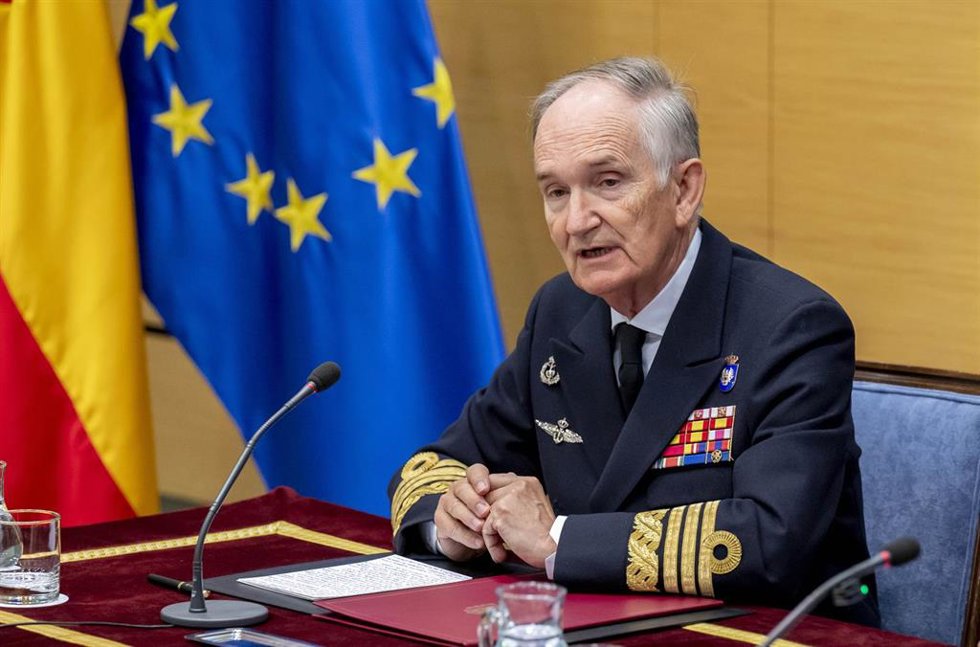 Archivo - El secretario general de política de Defensa, el Almirante Juan Francisco Martínez Nuñez.