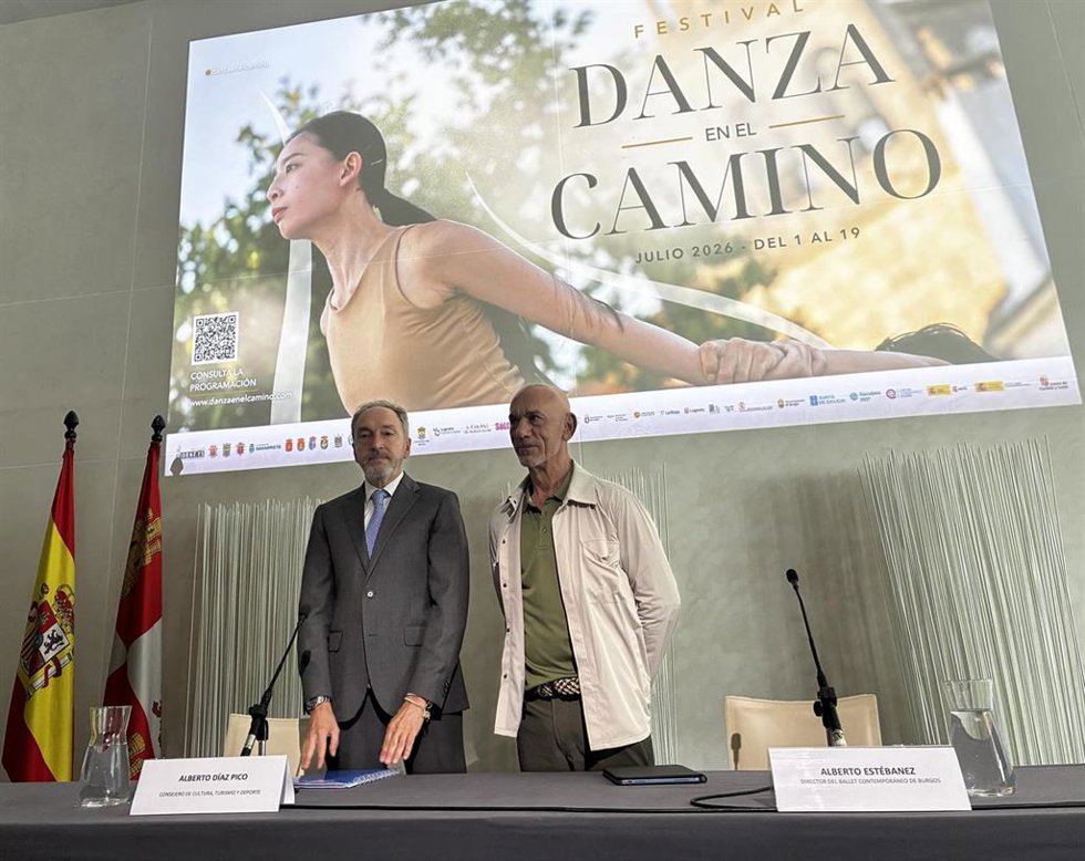 Alberto Díaz Picho (i) y Alberto Estébanez, durante la presentación del festival.