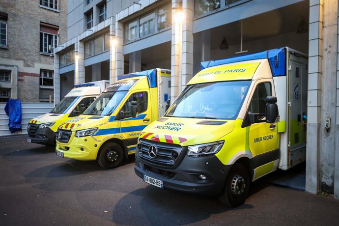 Centro de trucades i de coordinació del SAMU 75 a l'Hospital Necker.