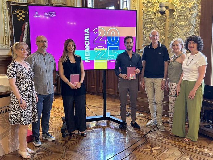 Presentación de la memoria del Área de Servicios Sociales en el Ayuntamiento de Valladolid.