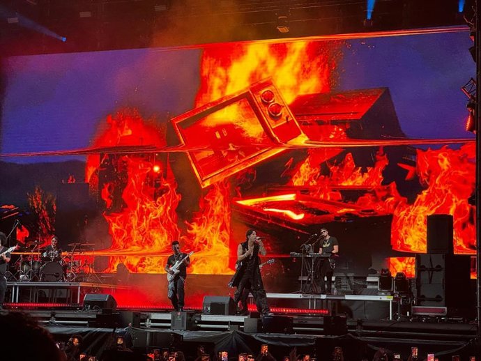 Imagen del concierto de 'La Reina del Flow' celebrado en Sevilla.