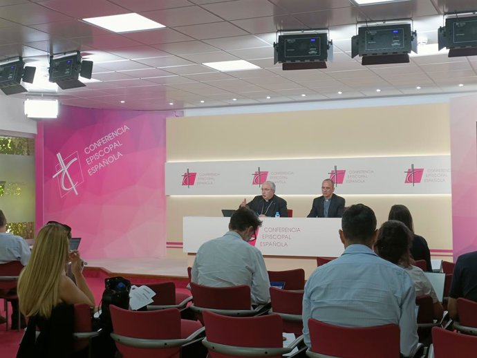 Rueda de prensa de la Conferencia Episcopal.