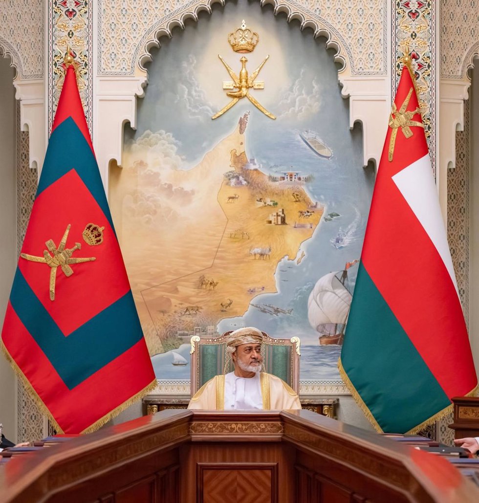 El sultán de Omán, Haitham Bin Tariq al Busaid.