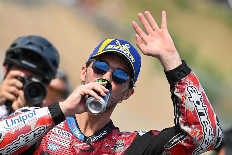 El piloto italiano de MotoGP Francesco Bagnaia (Ducati), en el GP de Chequia 2026.