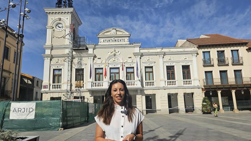 La portavoz del Grupo Municipal Socialista en el Ayuntamiento de Guadalajara, Lucía de Luz.