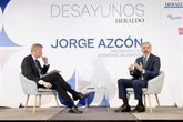 Foto: Azcón afirma sentirse "especialmente cómodo en un PP aragonesista": "Es una filosofía que queremos reforzar"