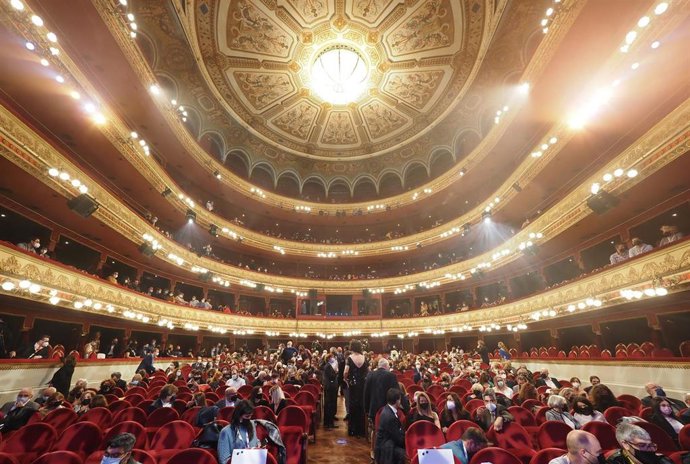 Archivo - El Teatro Zorrilla, en una foto de archivo de un acontecimiento cultural.