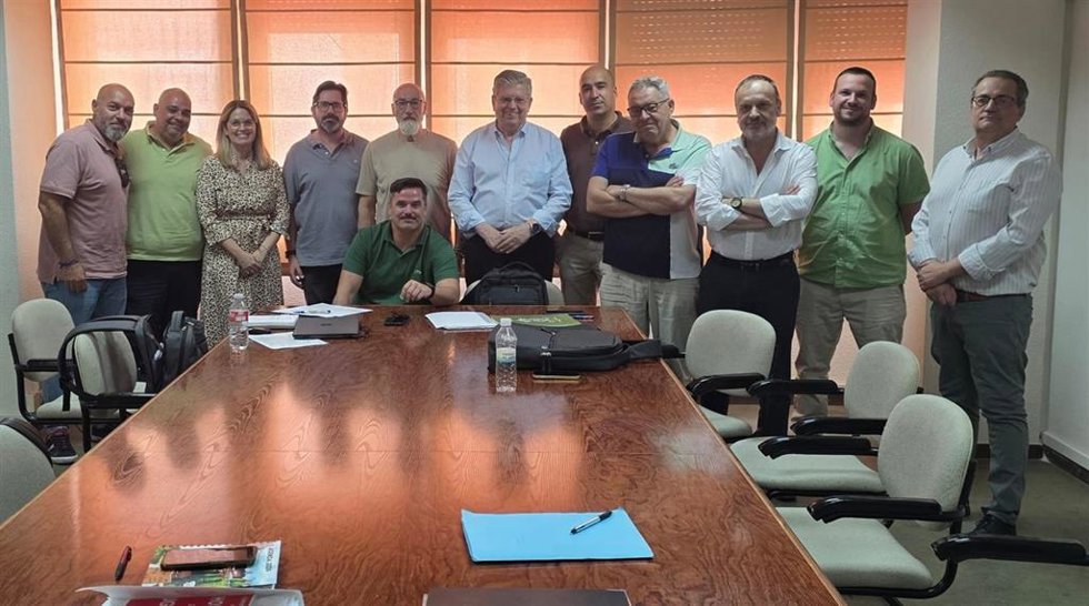 Participantes en la firma del preacuerdo