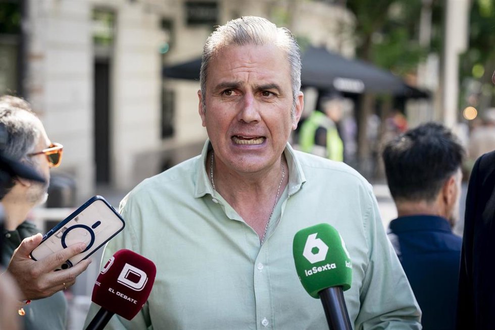 Archivo - El portavoz de Vox en el Ayuntamiento de Madrid, Javier Ortega-Smith,