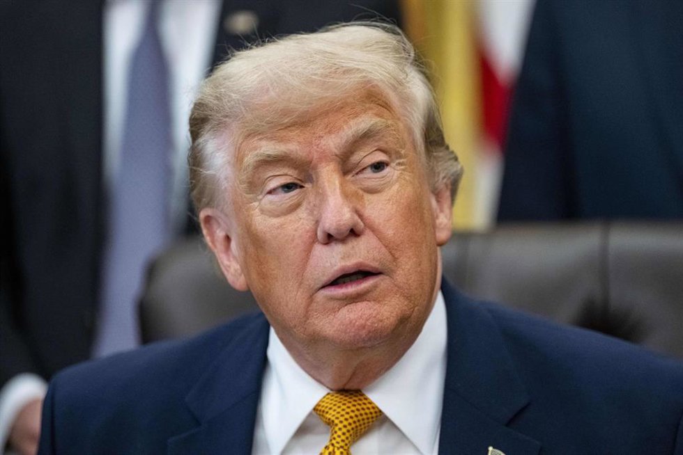 El presidente de Estados Unidos, Donald Trump, durante un acto en la Casa Blanca (archivo)