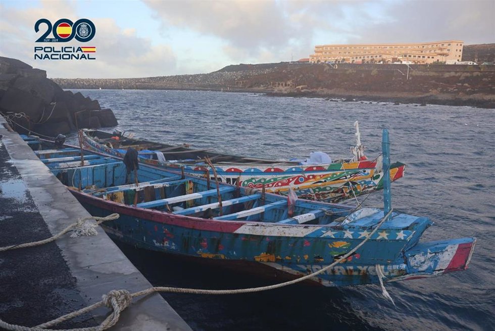 Cayuco llegado a El Hierro
