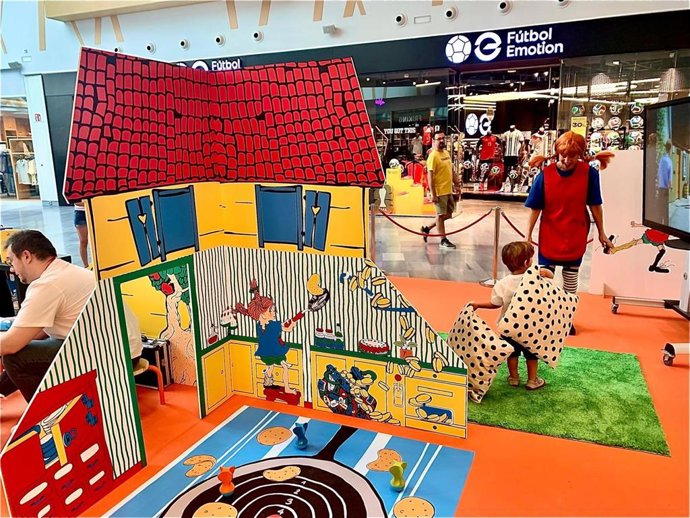 Una de las zonas del universo Pippi Calzaslargas en el centro comercial RÍO Shopping.