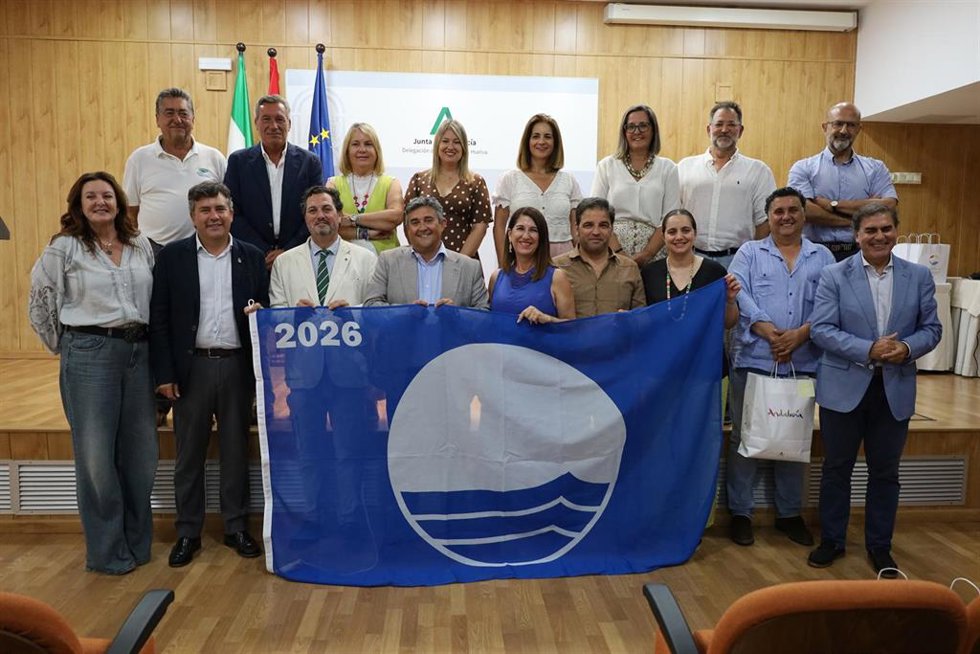 Entrega de las banderas azules de la provincia de Huelva.