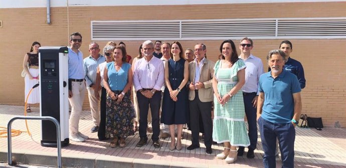 Puesto en servicio el primer cargador del proyecto de puntos de recarga de vehículos eléctricos de ayudas CITI en Málaga.