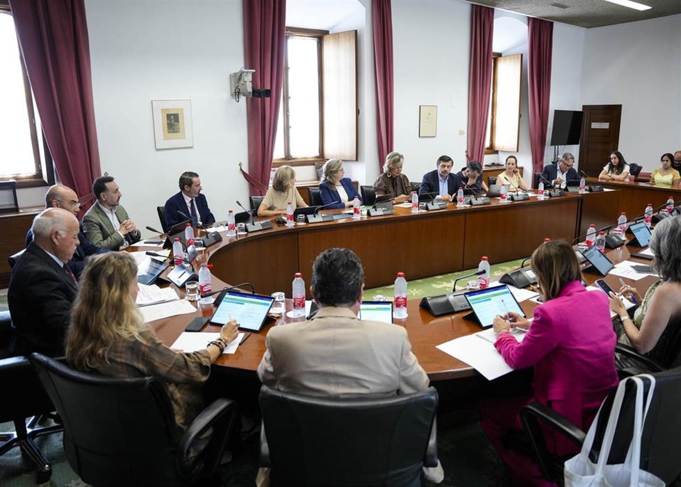 Reunión de la Junta de Portavoces del Parlamento, este miércoles