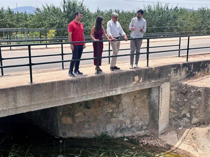 El secretario general del PSOE de Málaga, Josele Aguilar, visita Campillos (Málaga)