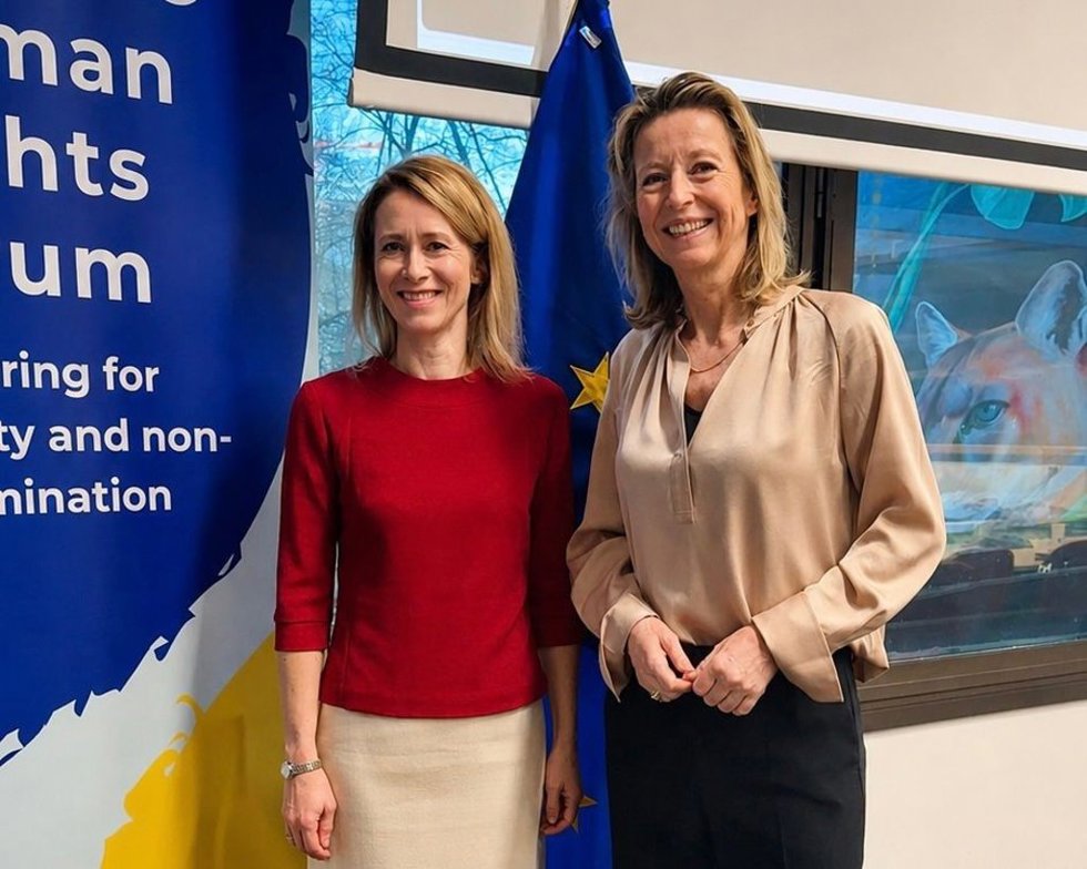 La Alta Representante de la Unión Europea para la Política Exterior, Kaja Kallas, con su nueva 'número dos', la neerlandesa Kajsa Ollongren.