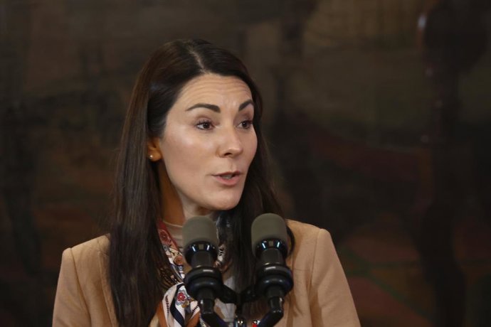 Santiago 23 de junio 2026. La ministra de Educacion, Maria Paz Arzola, presenta proyecto de ley que modifica el Sistema de Admision Escolar. Dragomir Yankovic/Aton Chile