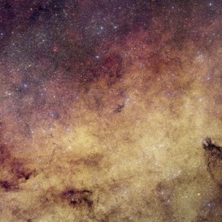 Vista de Euclides del bulbo de nuestra galaxia.
