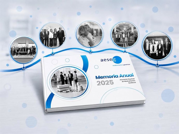 'Relatório Anual de 2025' da Associação Espanhola de Medicamentos Genéricos.
