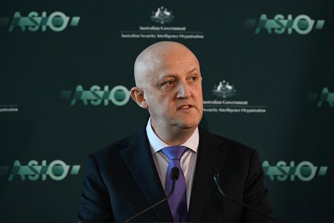 Archivo - El jefe de los servicios de Inteligencia de Australia, Mike Burgess.