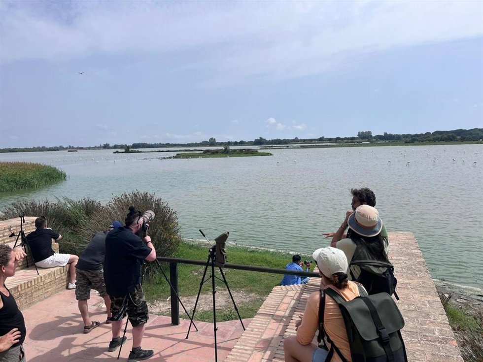 Influencers internacionales en Doñana con la iniciativa de Turespaña.