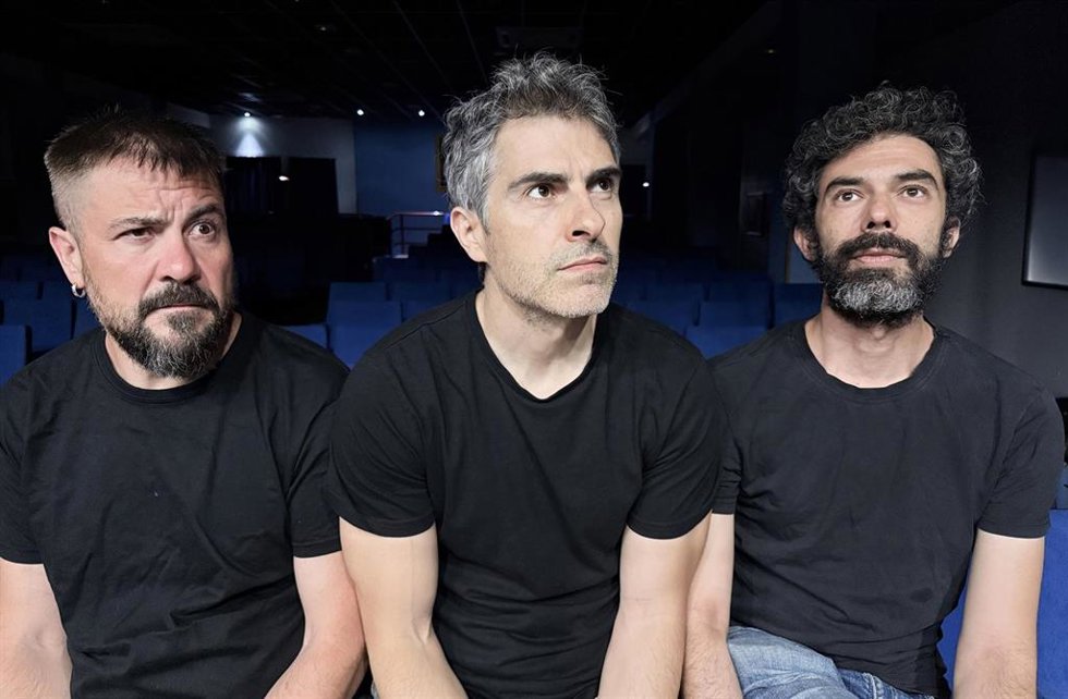 Javier Martínez, Juan Antonio Anguita y Rubén Román.