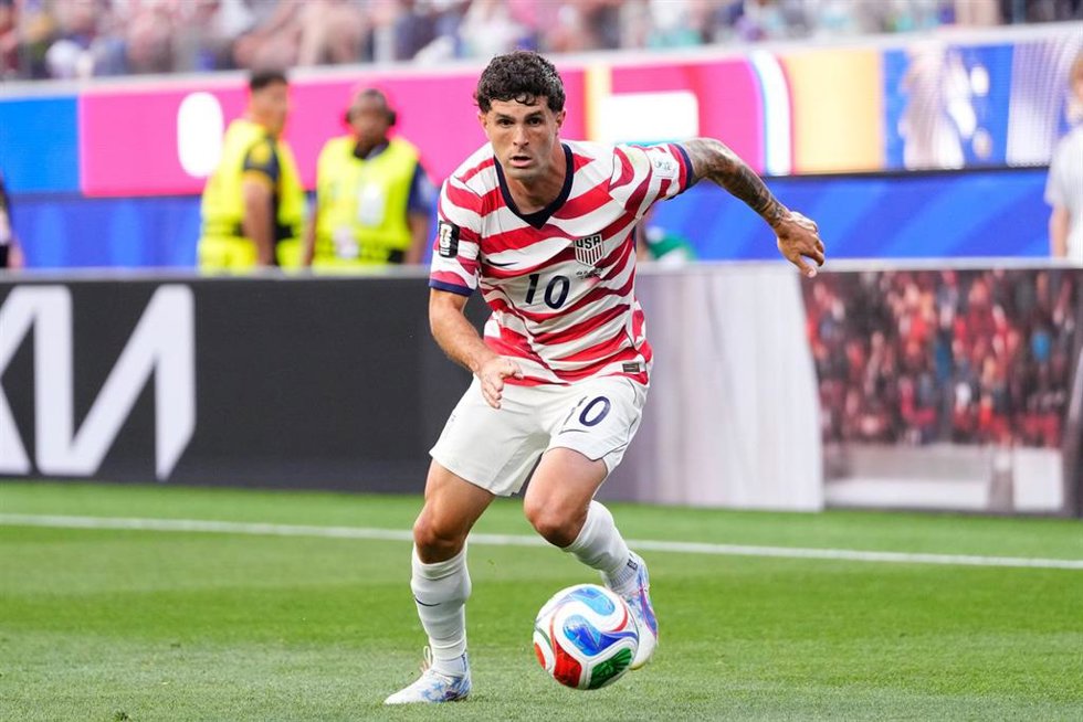 Christian Pulisic durante el Estados Unidos-Paraguay del Mundial 2026