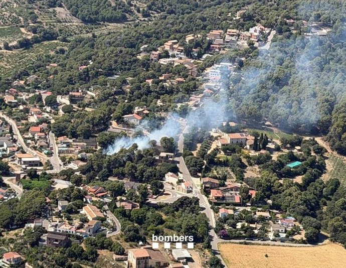 Imatge de l'incendi