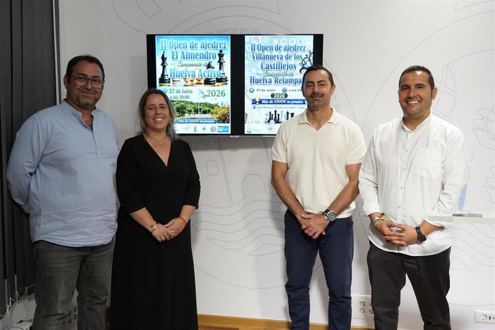 Presentación del Open de Ajedrez El Almendro-Huelva Activo y del Open de Ajedrez Villanueva de los Castillejos-Huelva Relámpago