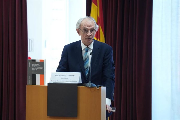 El presidente del Consejo Económico y Social, Antón Costas.
