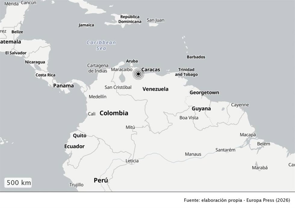 Doble terremoto en Venezuela