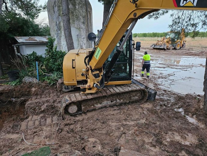 Obras de reparación en Alcázar de San Juan.