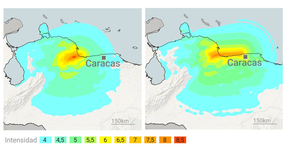 Zonas de Venezuela afectadas por el terremoto